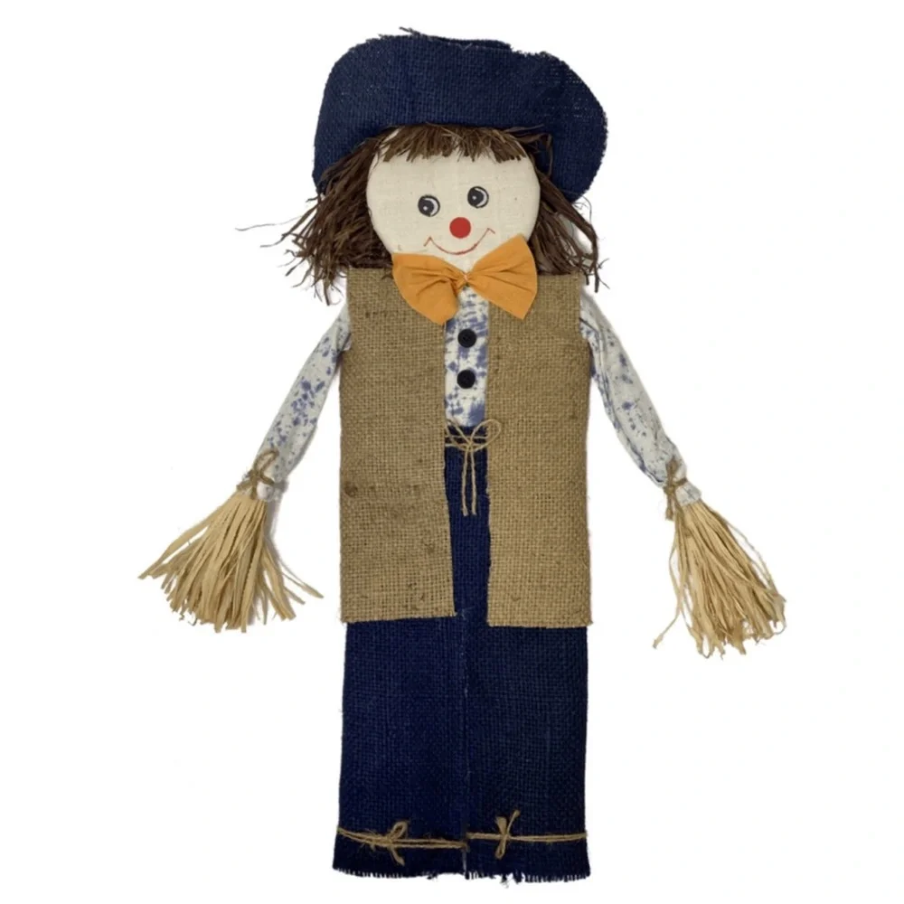 Fall Happy Scarecrow Autumn Décor Harvest Cottage Pumpkin Halloween Decorations